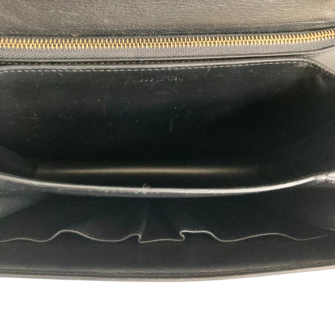 Celine Box Calfskin Medium Classic Box Flap Black