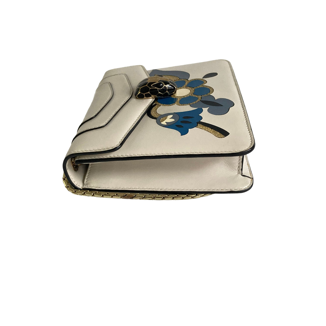 Bvgari Serpenti Forever Crossbody bag blue flower