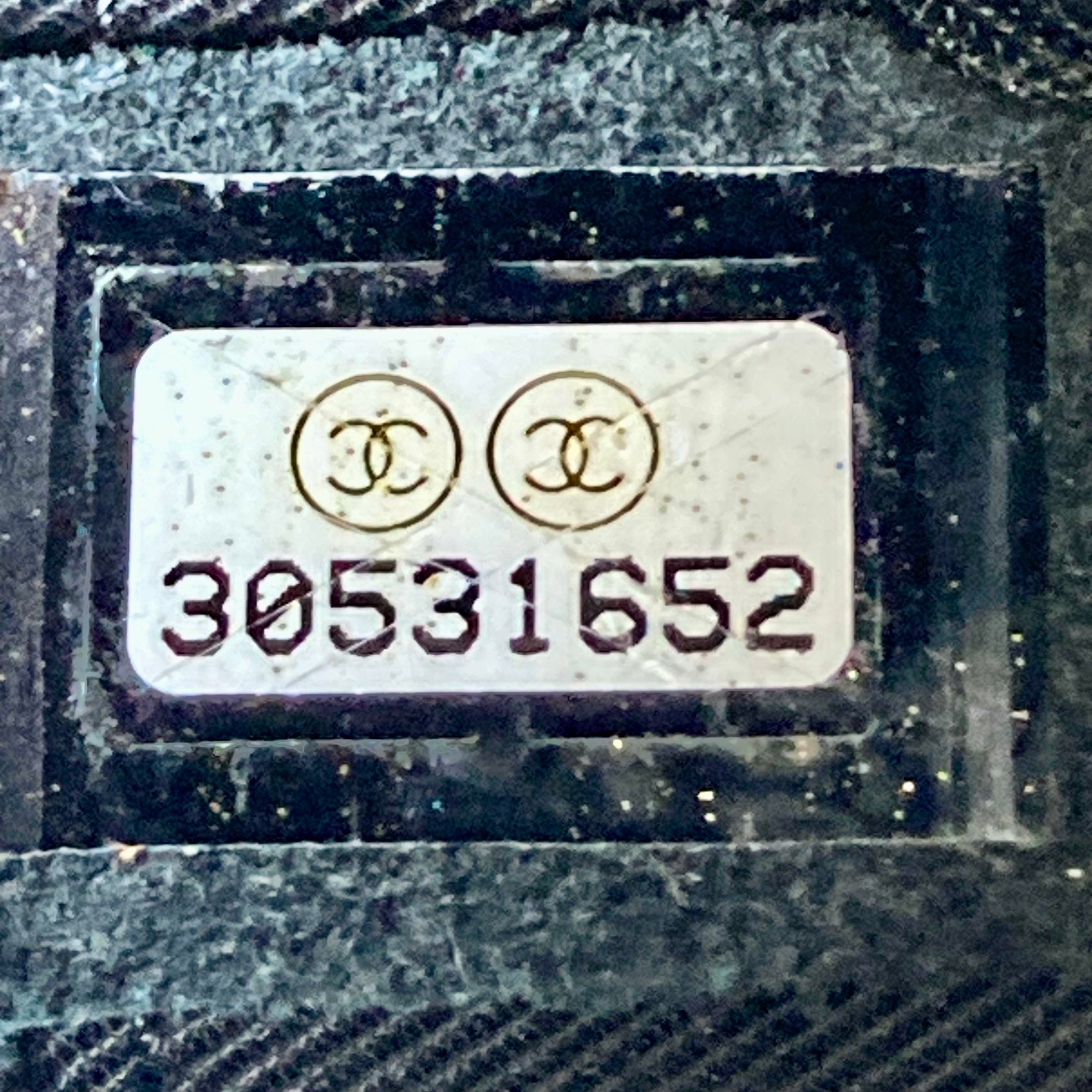 Chanel Vanity Quilted Mini Round Clutch With Chain