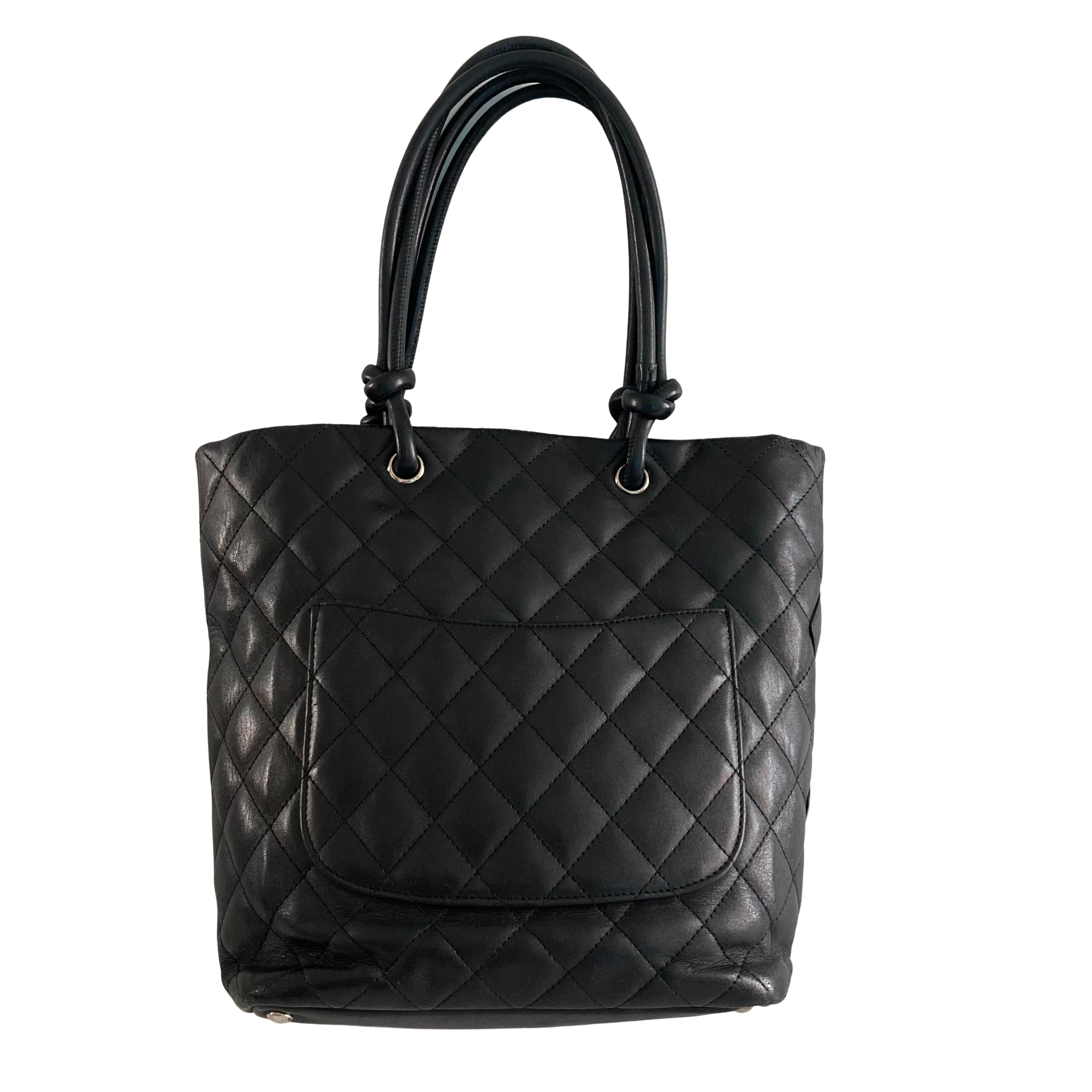 Chanel Medium Cambon Ligne Tote Black (93***74)