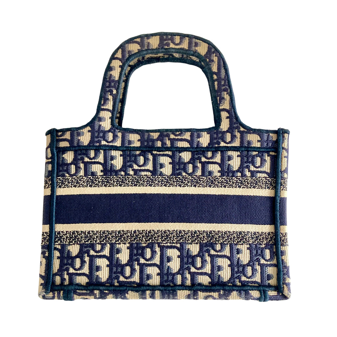Christian Dior Booktote Mini Blue Oblique (50-MA-0260)