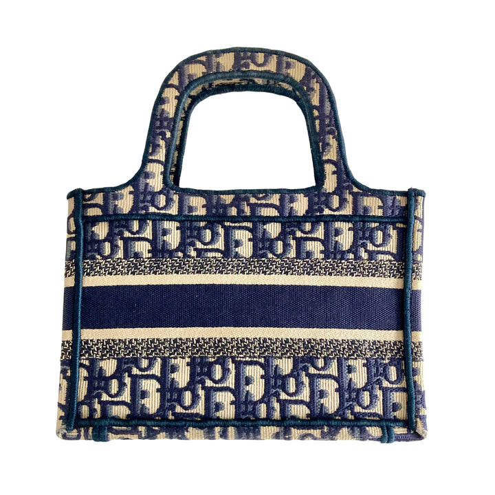 Christian Dior Booktote Mini Blue Oblique (50-MA-0260)