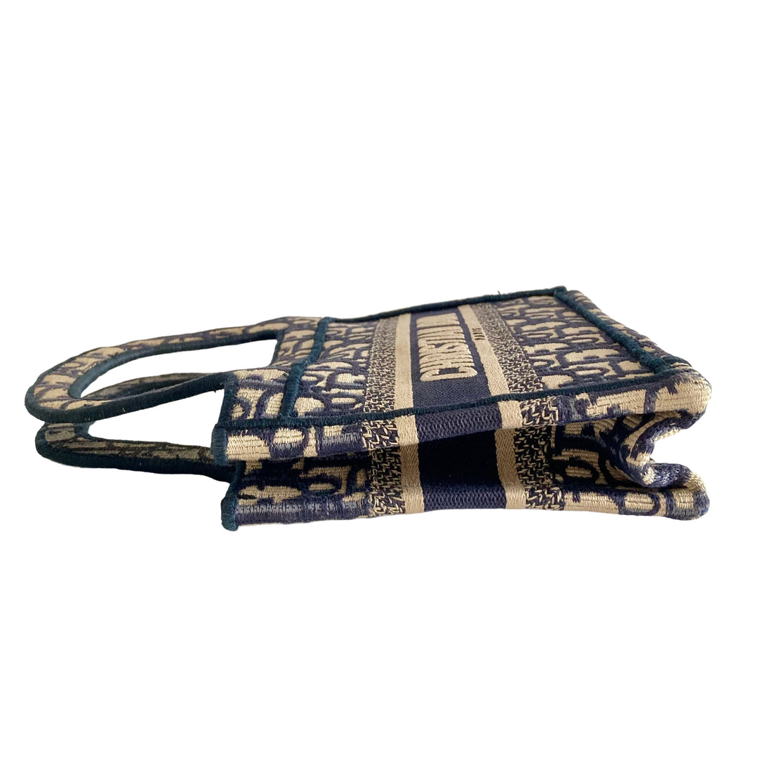 Christian Dior Booktote Mini Blue Oblique (50-MA-0260)