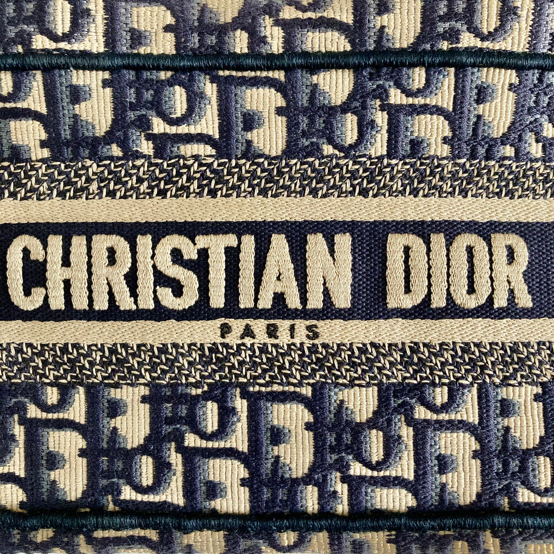 Christian Dior Booktote Mini Blue Oblique (50-MA-0260)