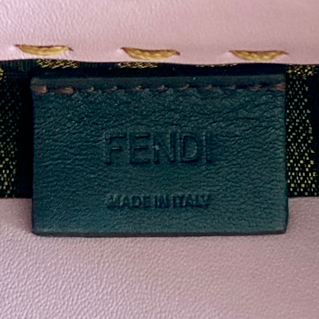 Fendi Mini Sunshine Shopper Tote with/ Strap Purple Totes