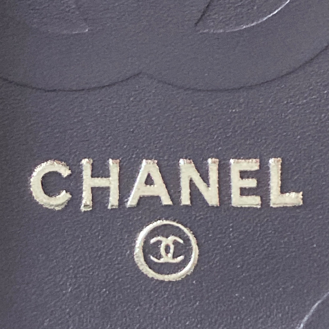 Chanel Cambon Bifold Wallet Navy CC