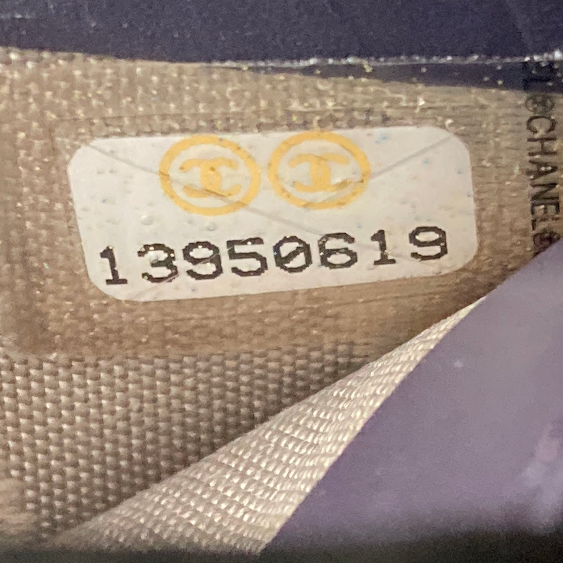 Chanel Cambon Bifold Wallet Navy CC