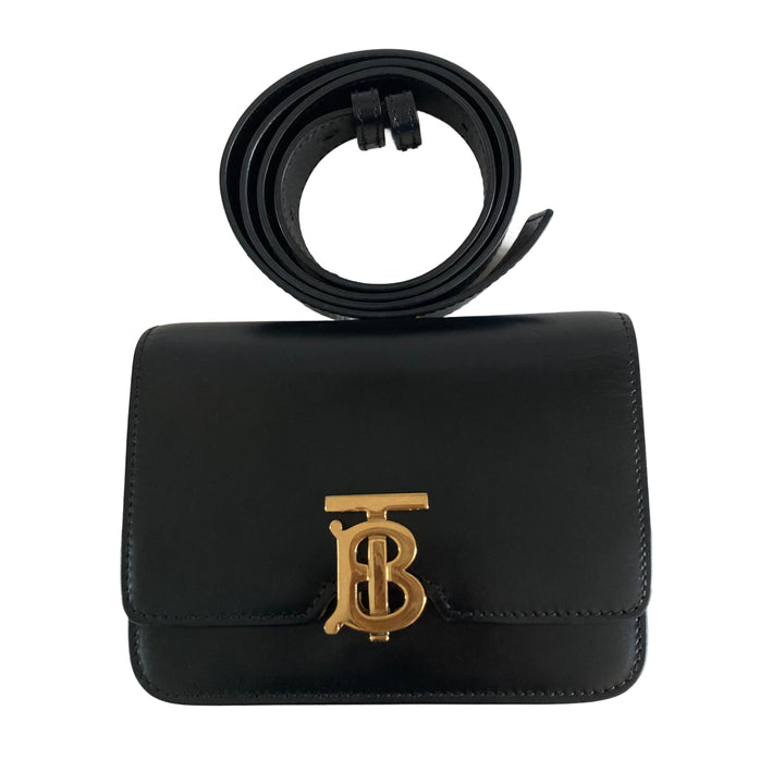 Burberry Small Flap Black Bag