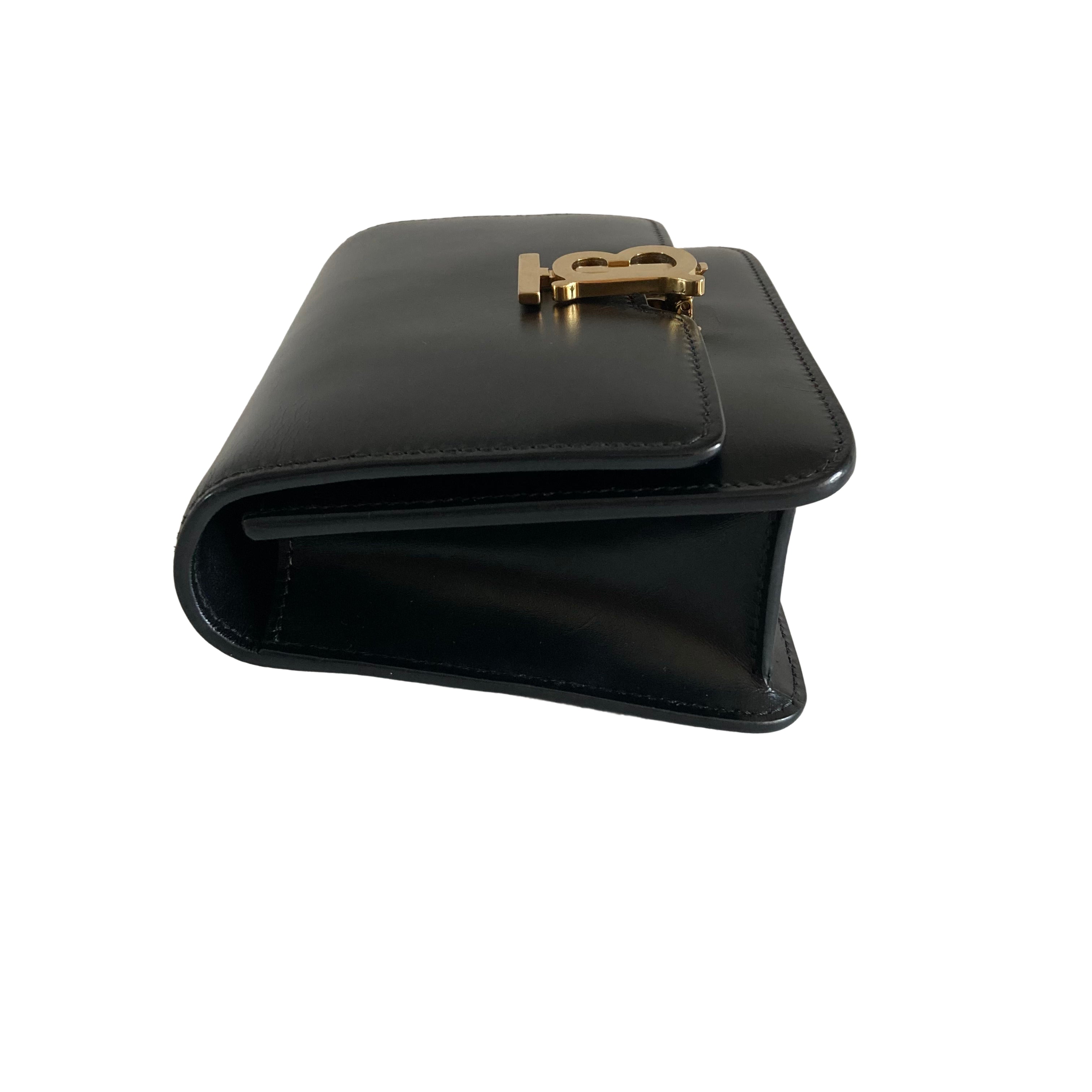 Burberry Small Flap Black Bag