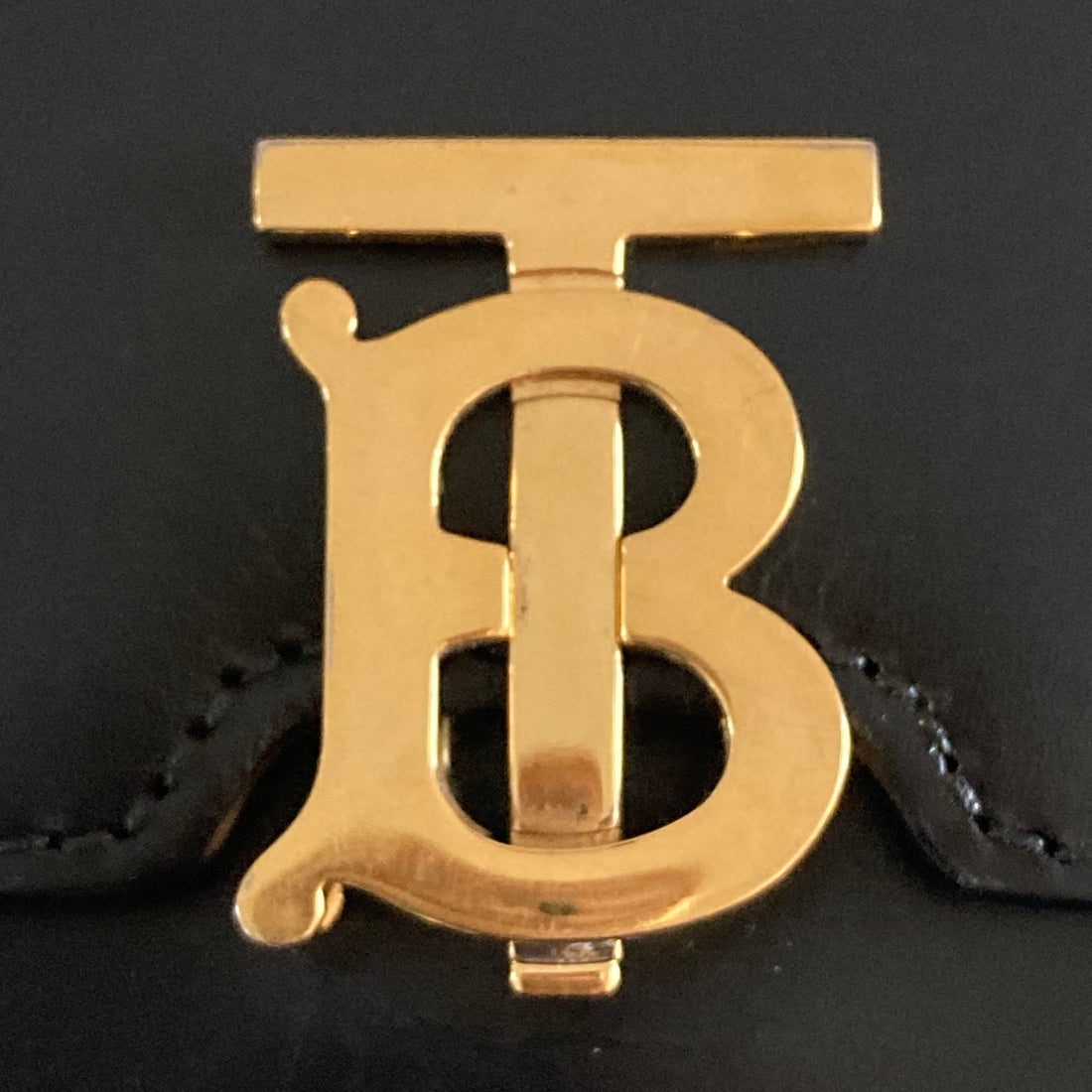 Burberry Small Flap Black Bag
