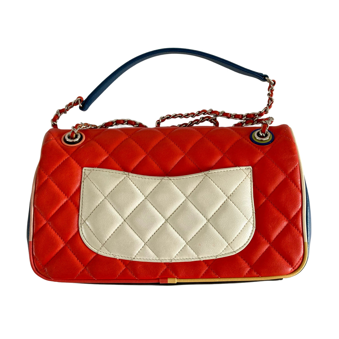 Chanel Paris Cuba Lambskin Half Flap Medium Multicolor (23595984)