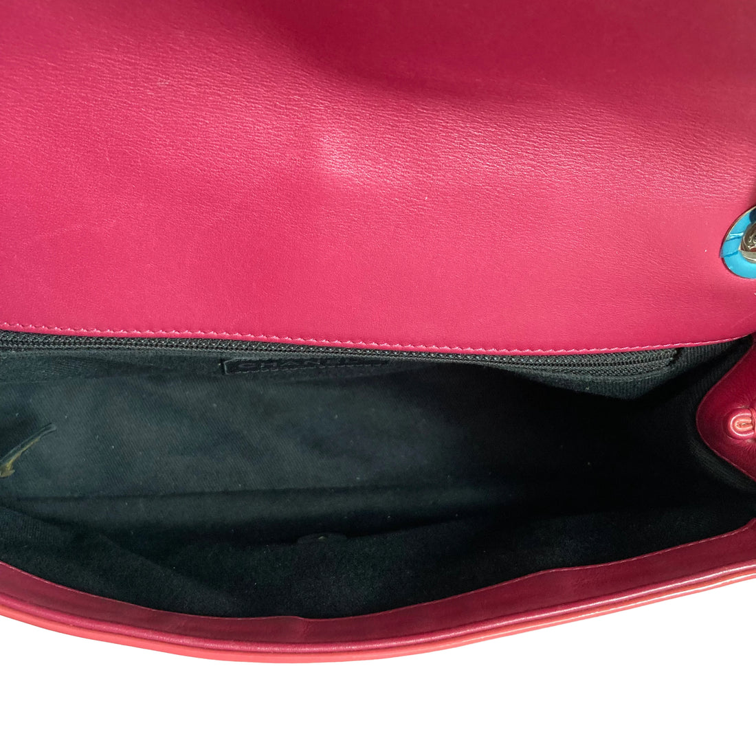 Chanel Patent Quilted Large Coco Shine Flap Pink