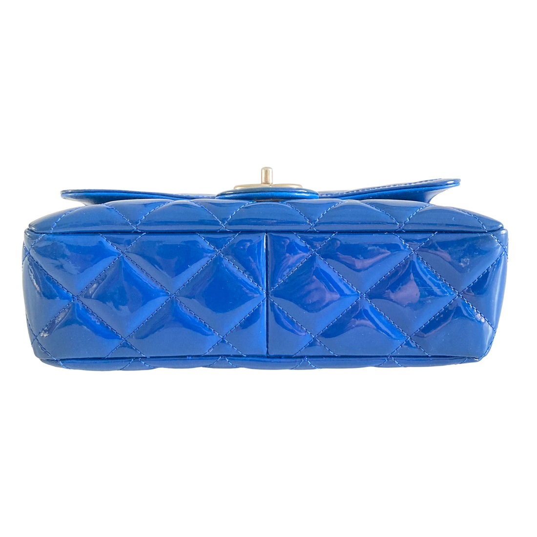 Chanel Coco Shine Quilted Small Flap Blue (20***53)