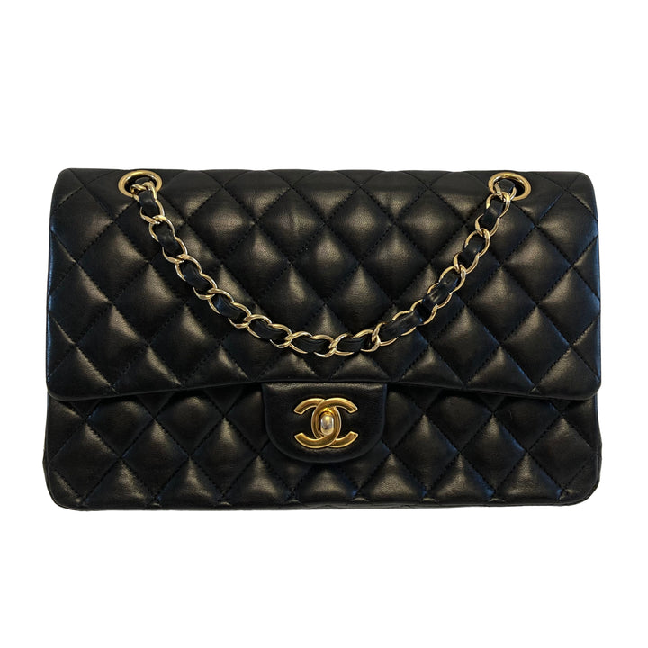 Chanel Quilted Lambskin Double Flap Small GHW (16 Series)