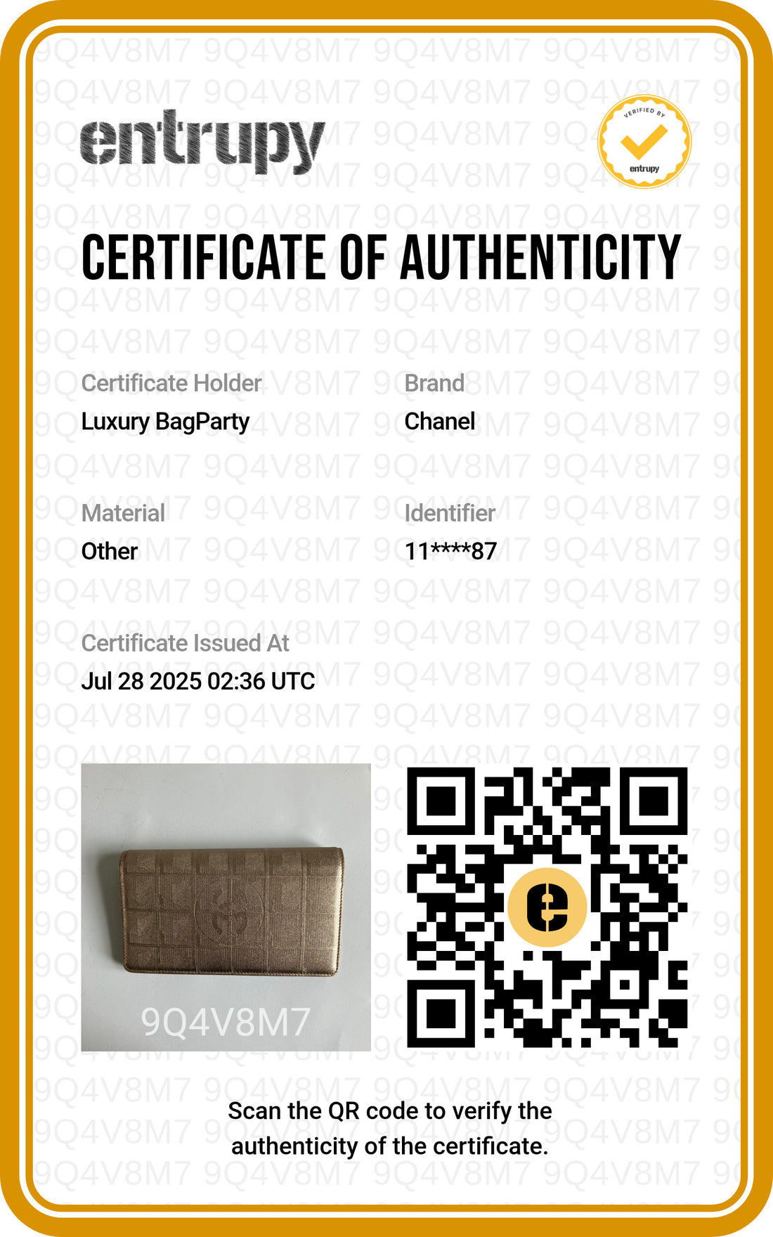 Chanel Bifold Long Wallet New Line Jacquard Nylong Coating Coco Mark Gold