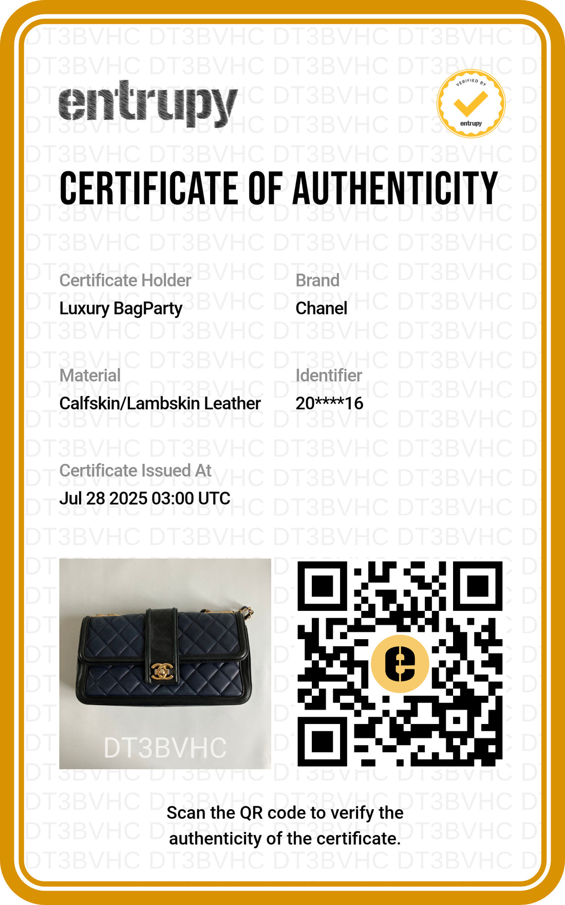 Chanel Quilted Lambskin Medium Elegant CC Flap Navy Black