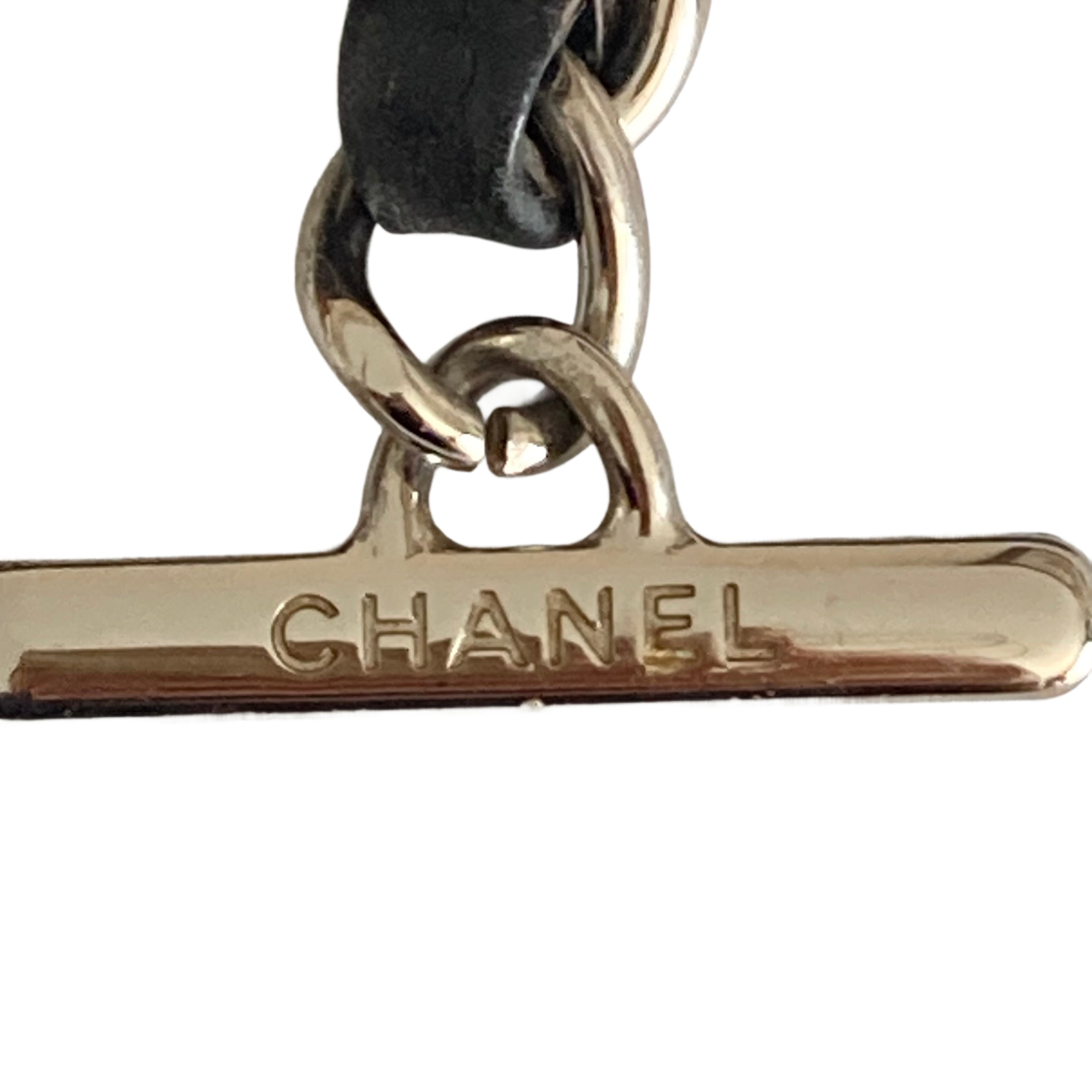 Chanel Grained Calfskin Quilted Timeless CC Soft Tote Black on Silver