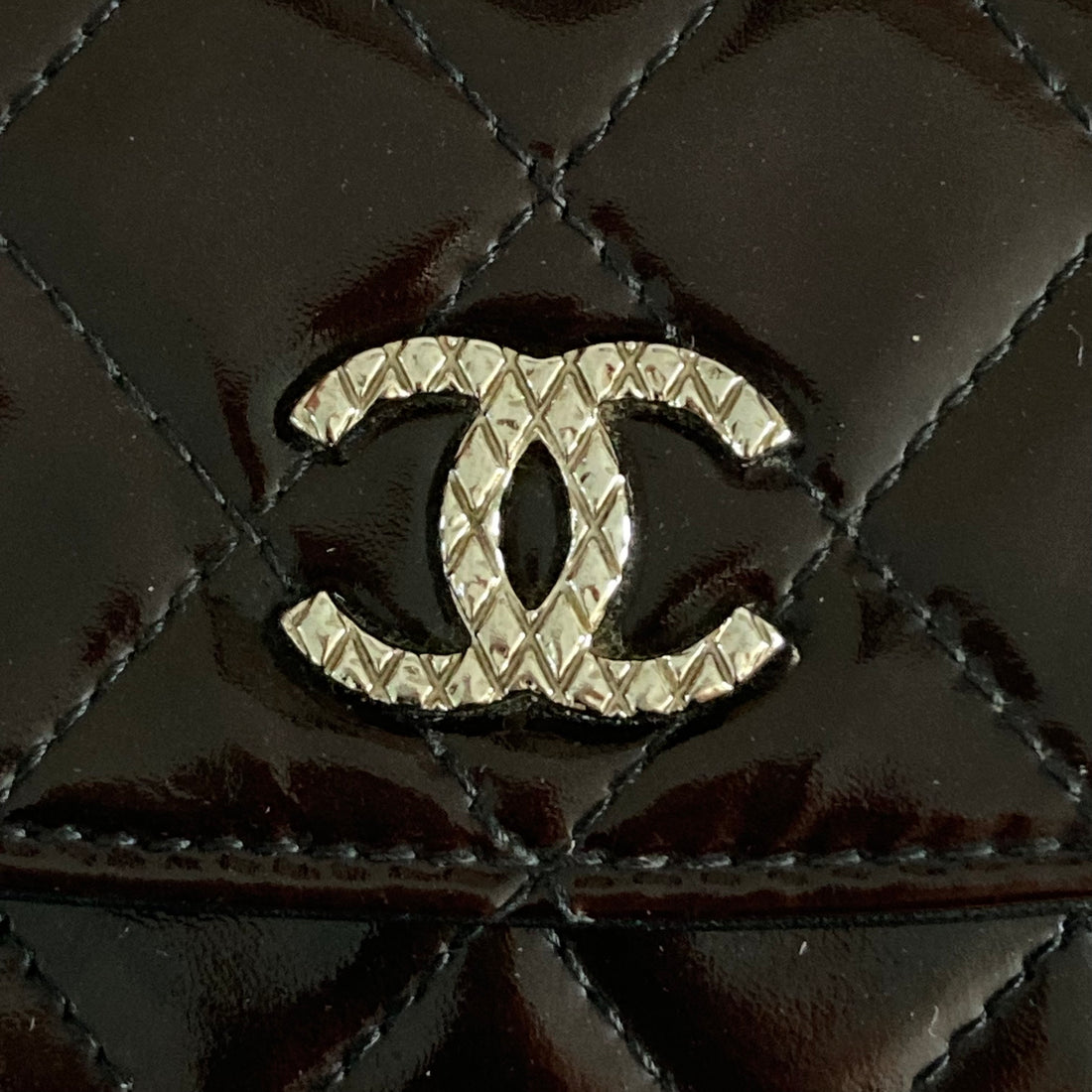 Chanel Brilliant Patent Brilliant WOC Chocolate