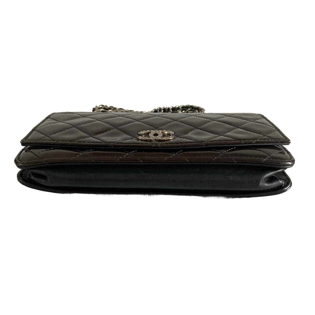Chanel Brilliant Patent Brilliant WOC Chocolate