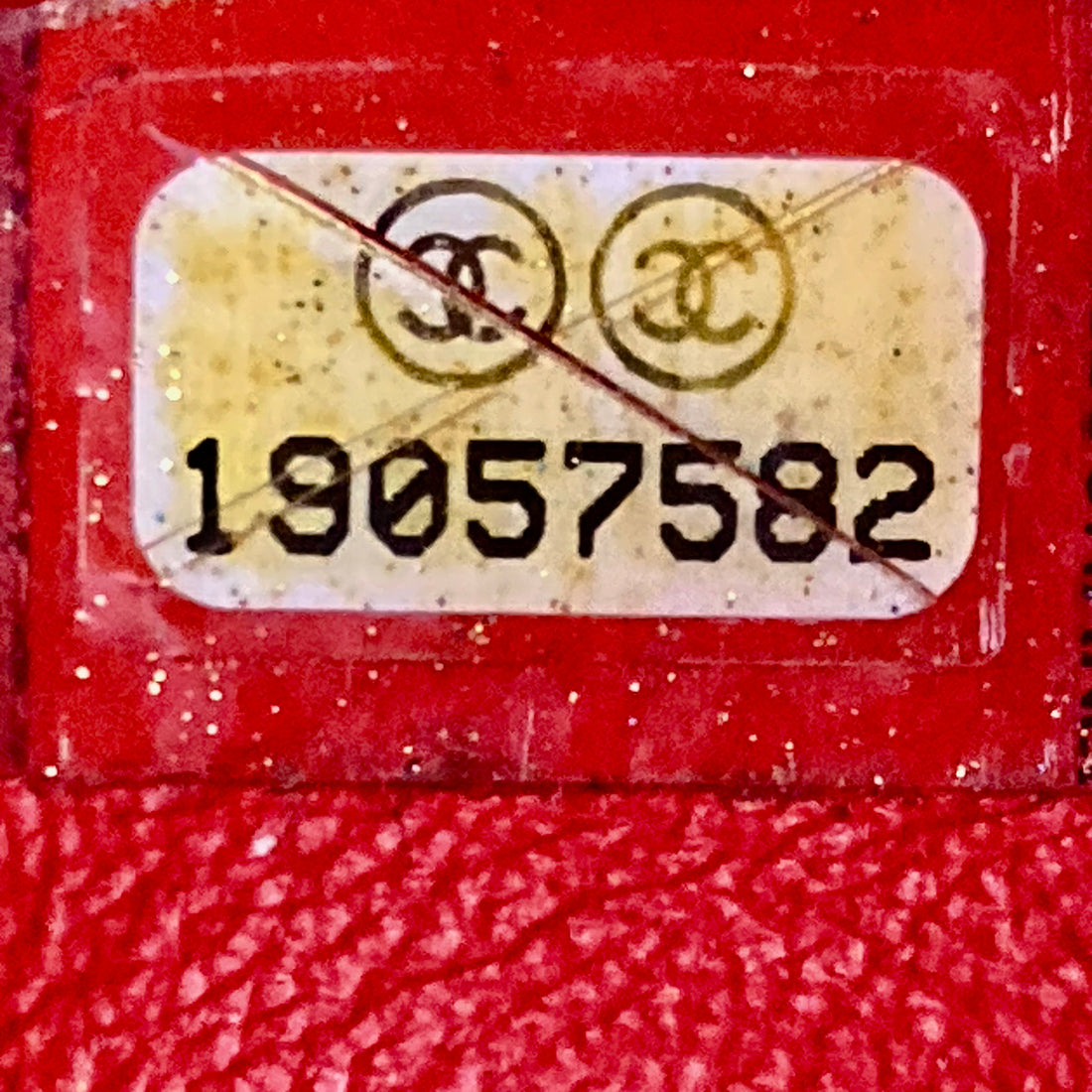 Chanel Patent Quilted Mini Square Flap Red