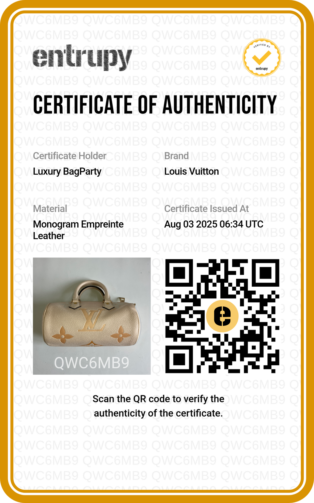 Louis Vuitton Monogram Giant By The Pool Papillon BB Cream Microchipped