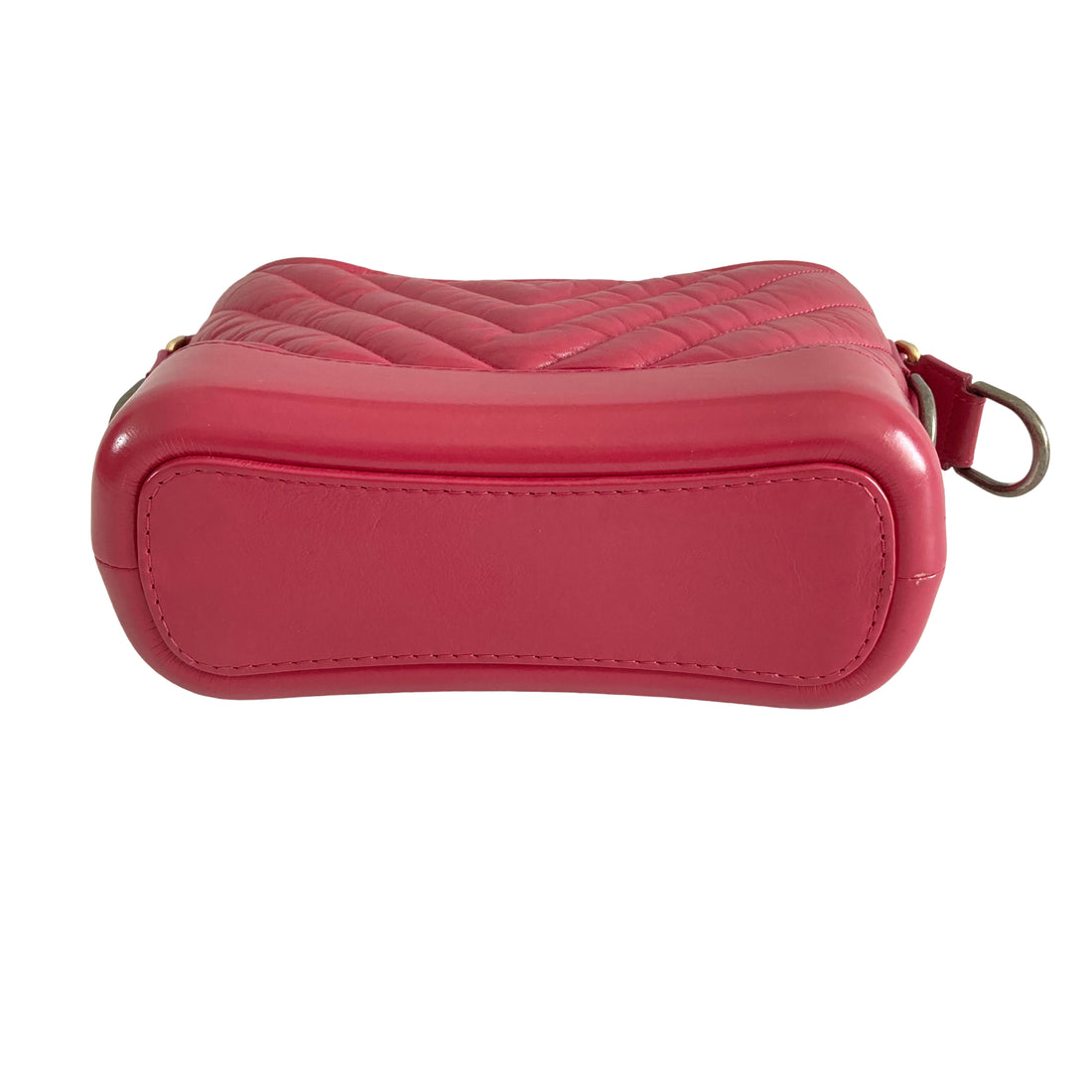 Chanel Chevron Aged Calfskin Gabrielle Hobo Small Pink （26***47）