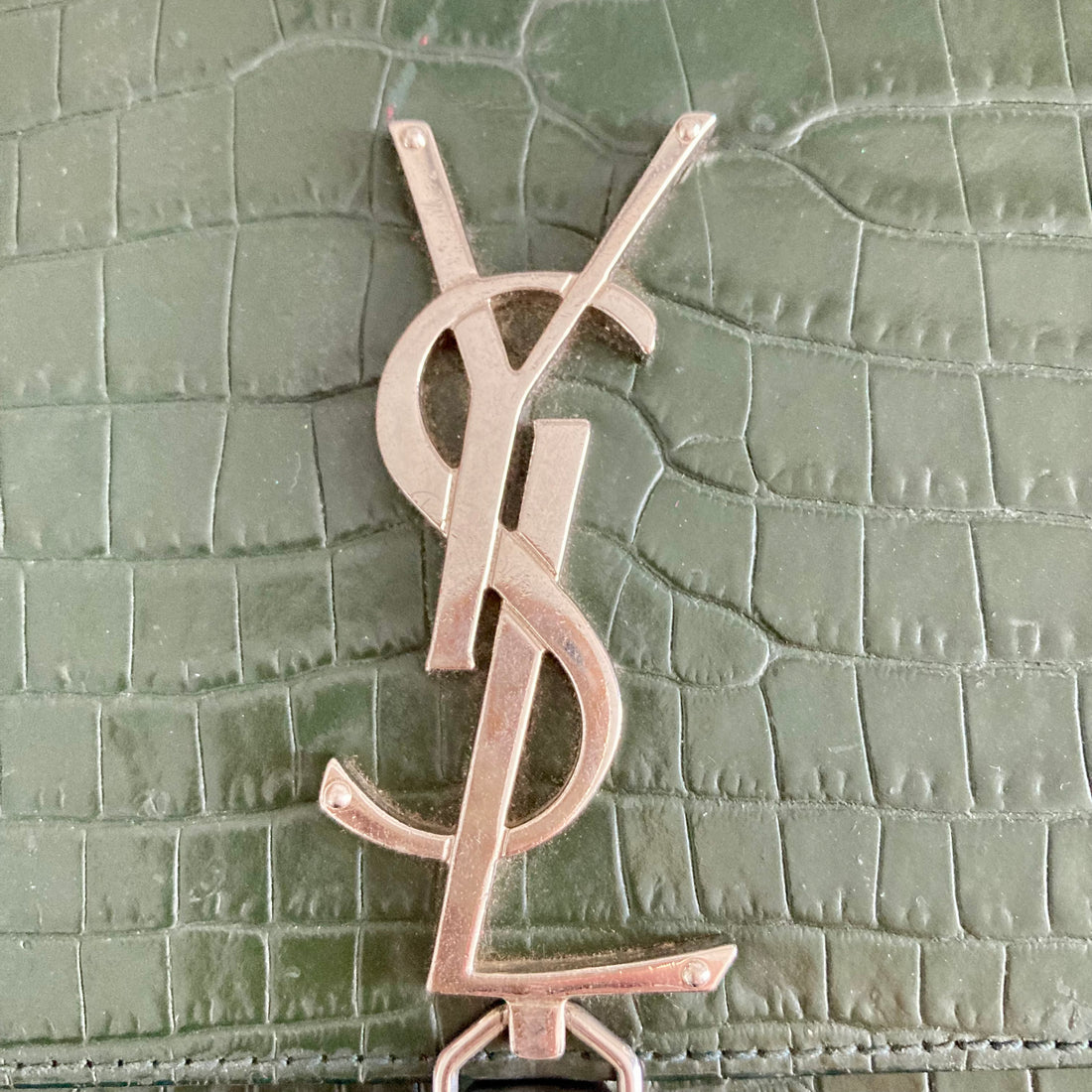 Saint Laurent Kate shoulder bag green SL133