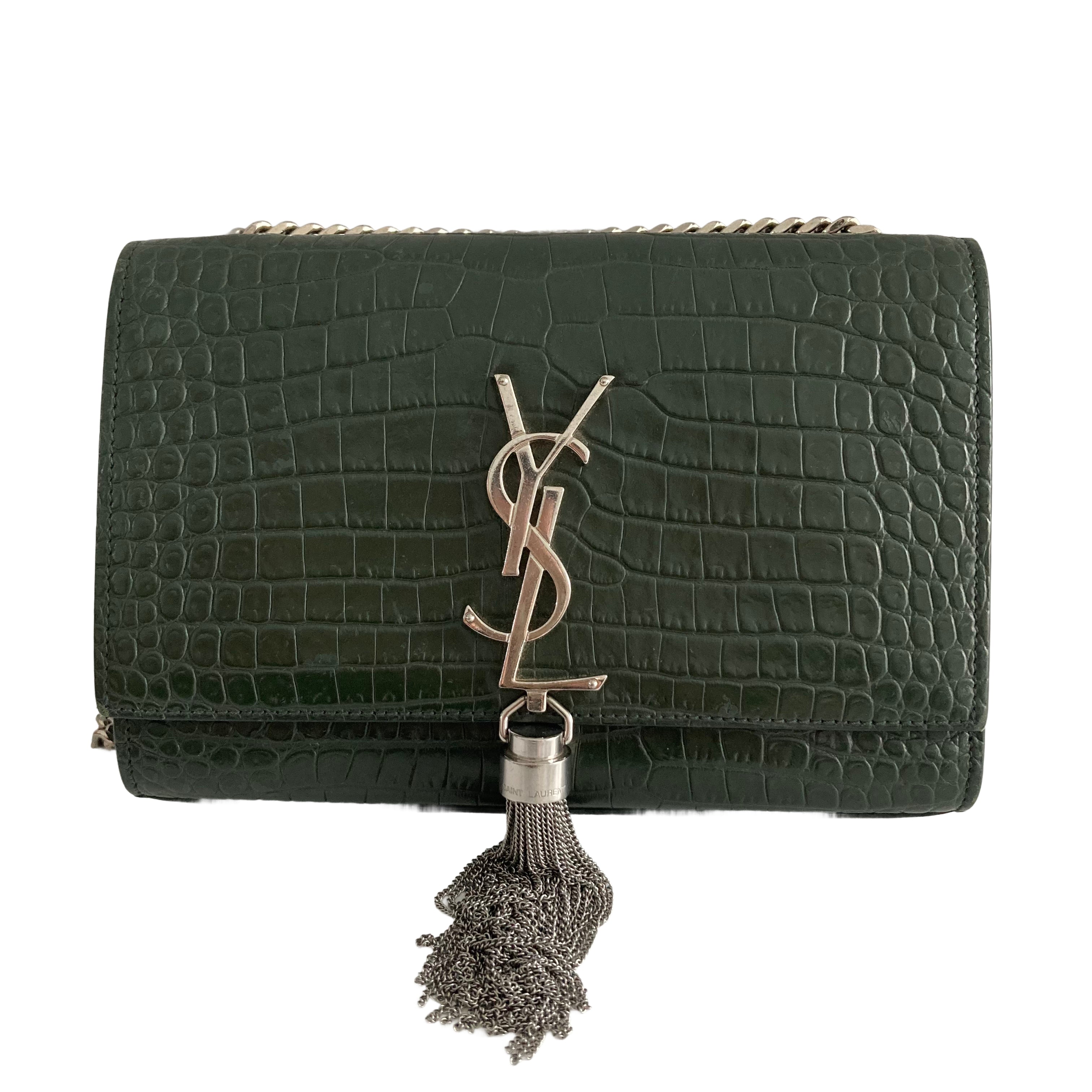 Saint Laurent Kate shoulder bag green SL133