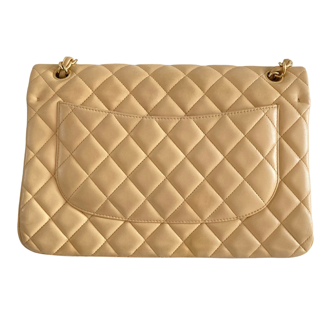 Chanel Silver Buckle CF Chain Bag Yellow (14***84）CC920