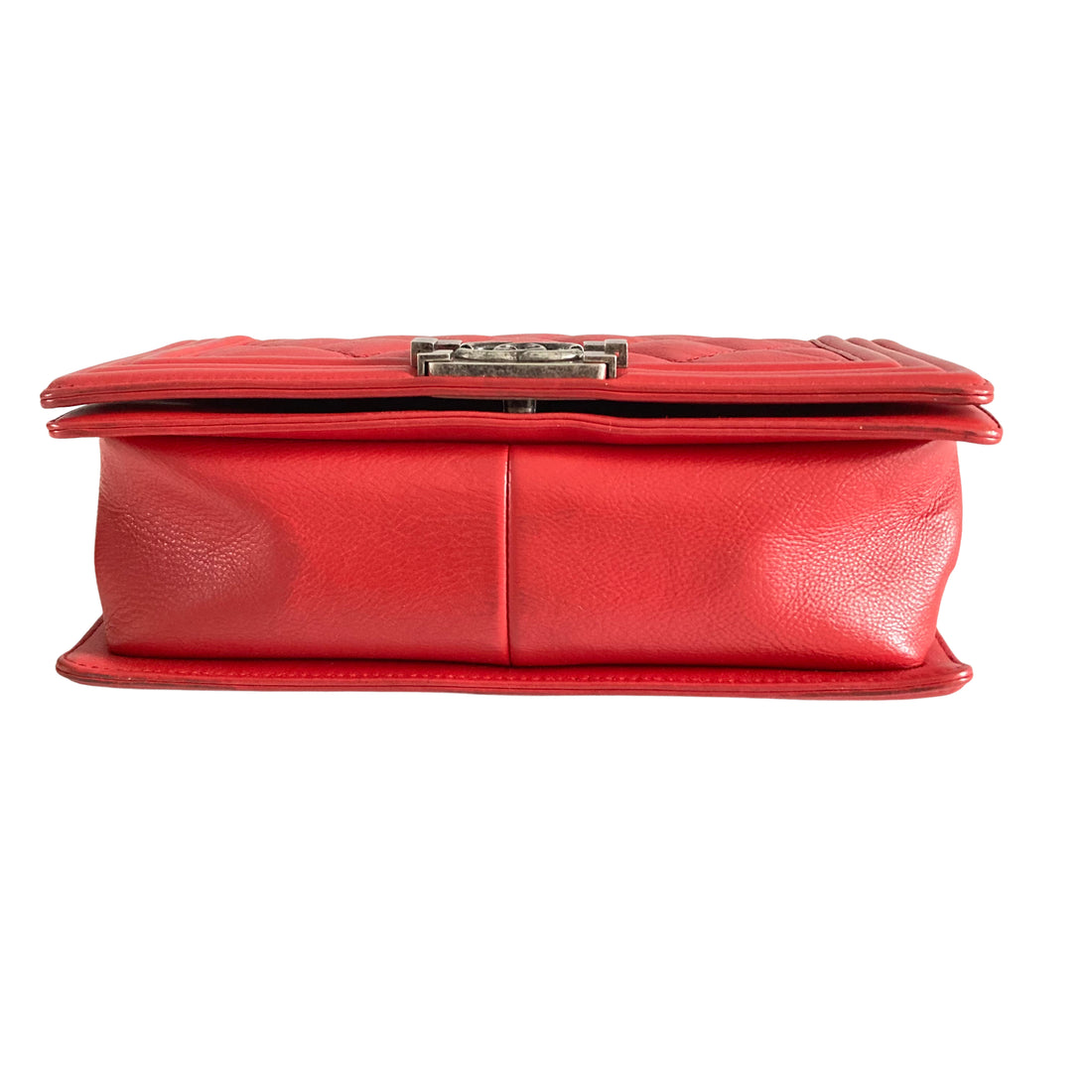 Chanel Quilted Medium Boy Red SHW