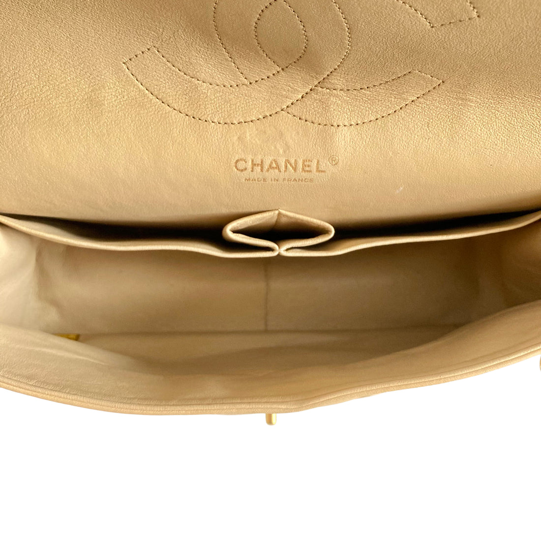 Chanel Silver Buckle CF Chain Bag Yellow (14***84）CC920