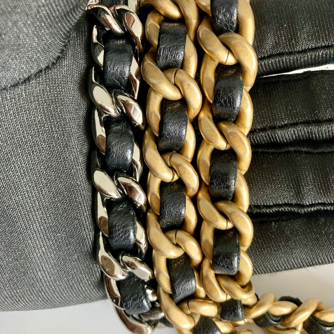 Chanel Lambskin Quilted Chanel 19 Wallet On Chain WOC Black CC303