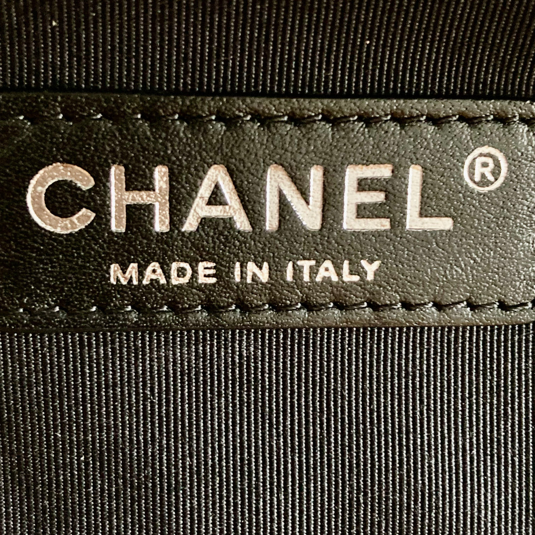 Chanel Patent Quilted Reverso Boy Tote Black