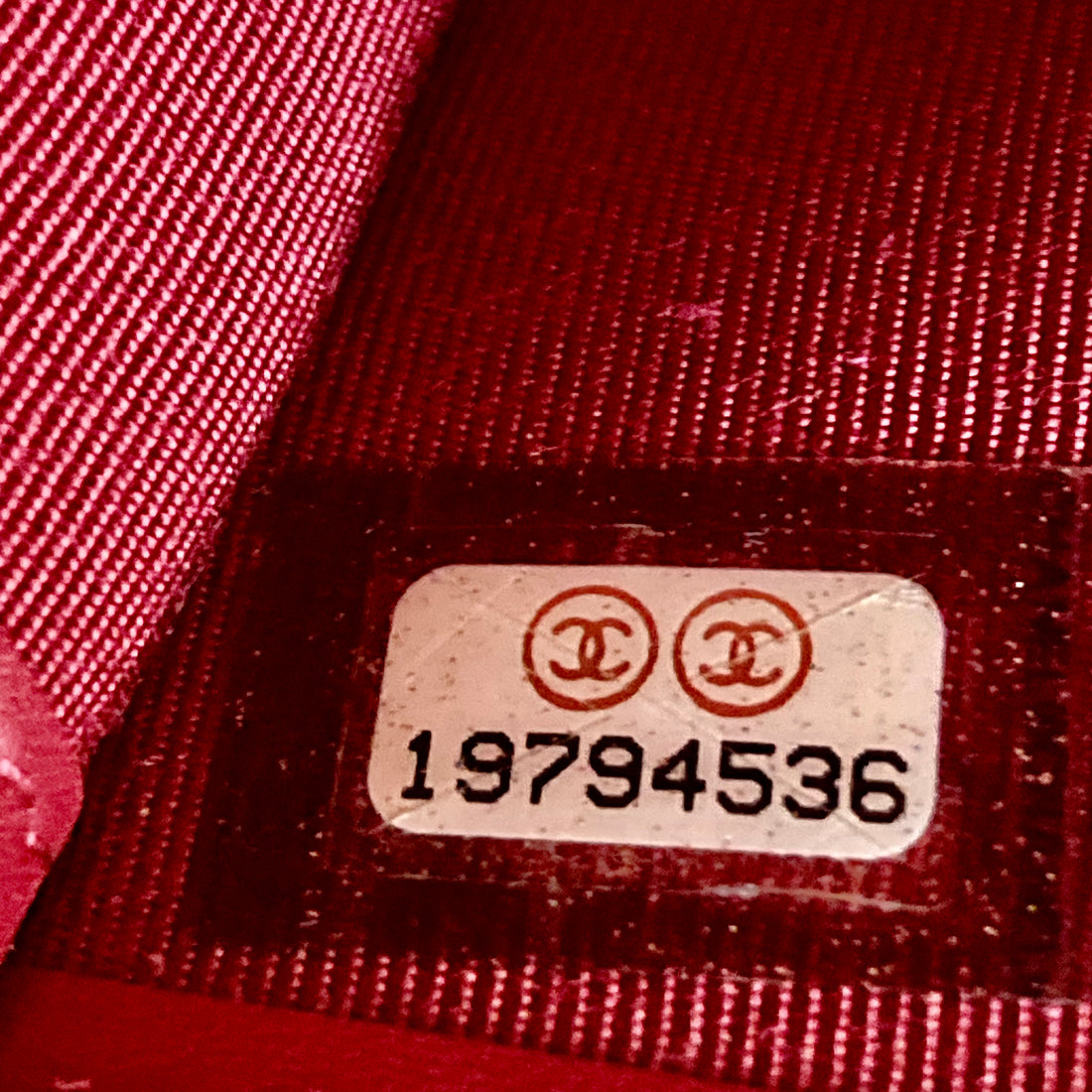 Chanel Patent Quilted Brilliant Yen Wallet Red