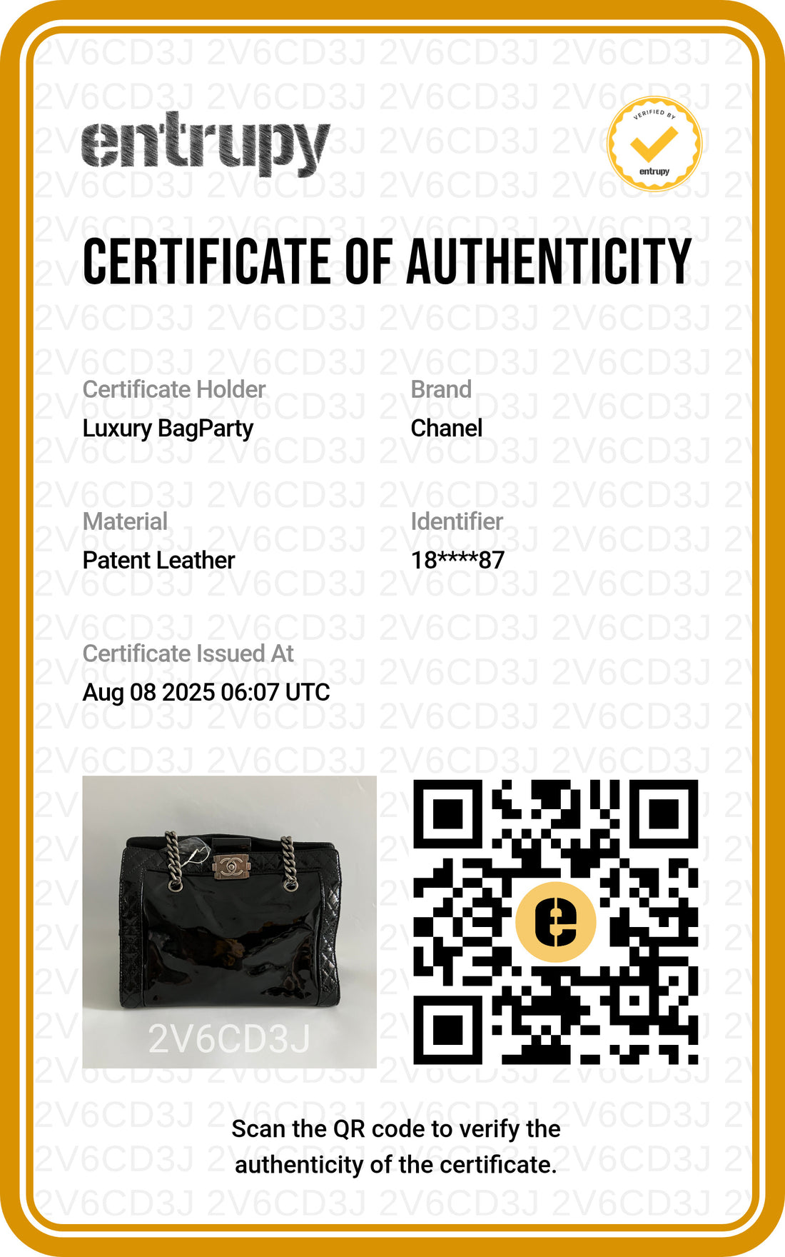 Chanel Patent Quilted Reverso Boy Tote Black
