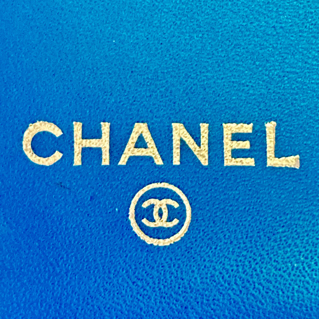 Chanel Quilted Patent Bifold Wallet Teal (17 series) CC301