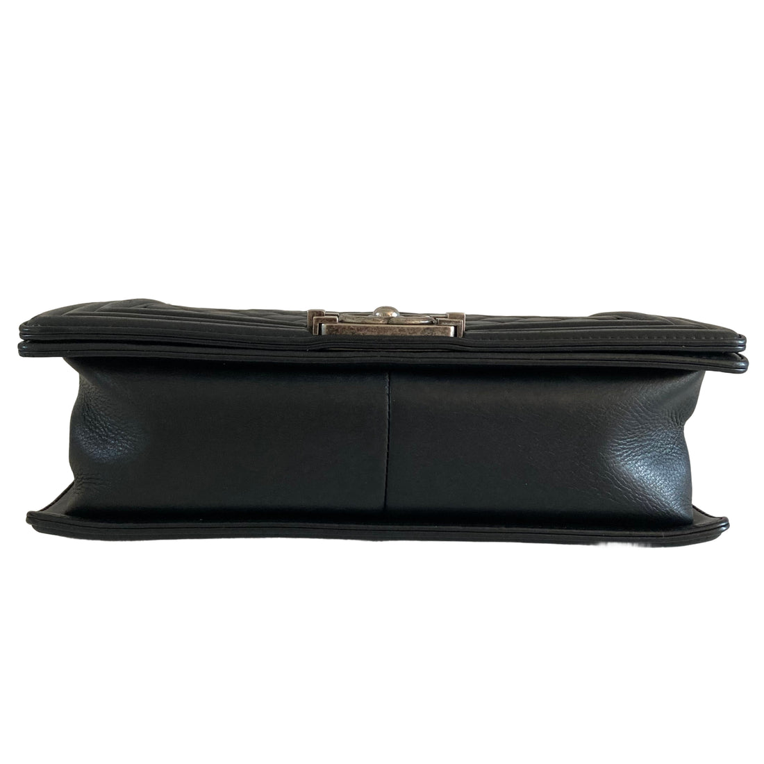 Chanel Quilted Medium Boy Black SHW (19***16)