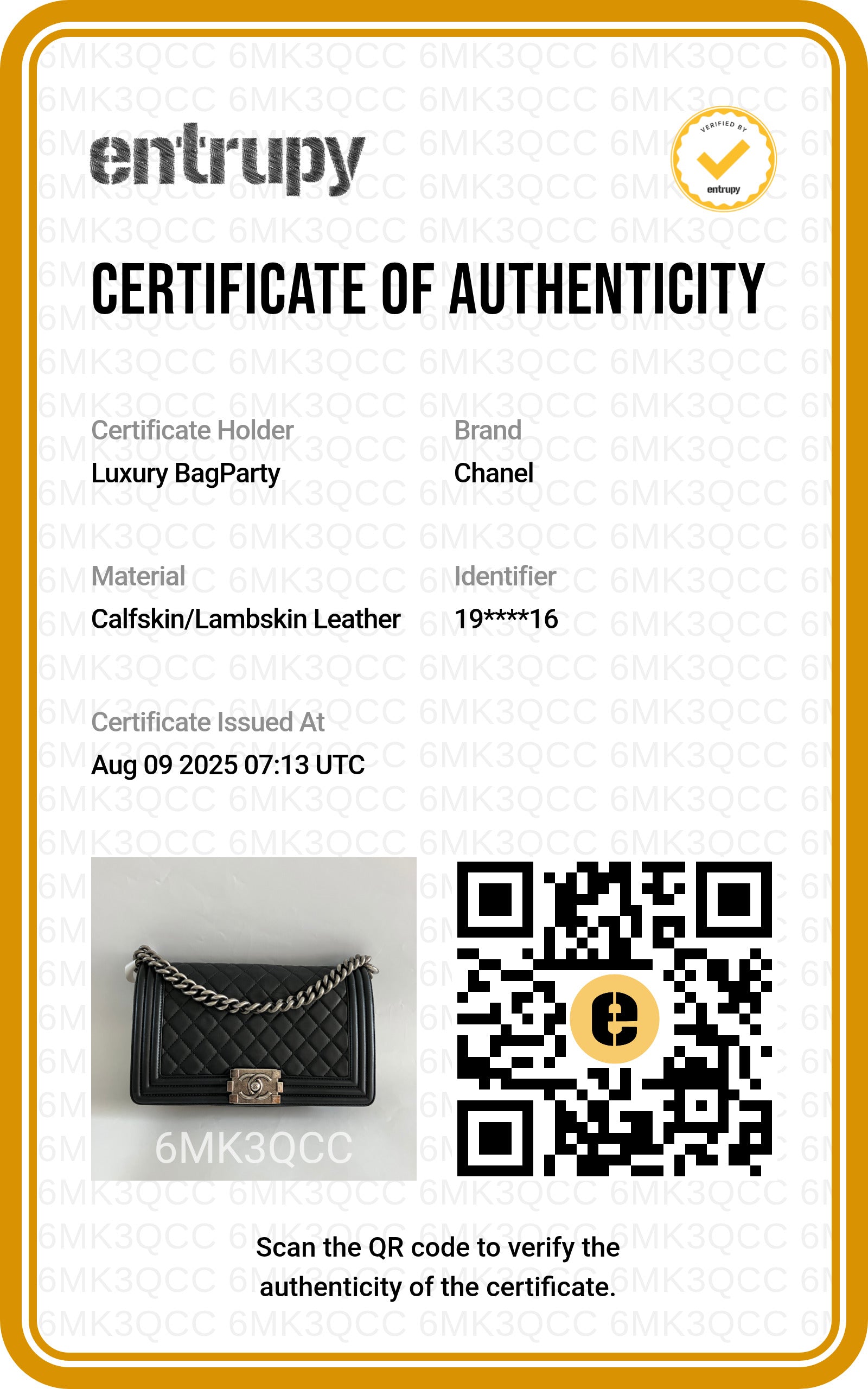 Chanel Quilted Medium Boy Black SHW (19***16)