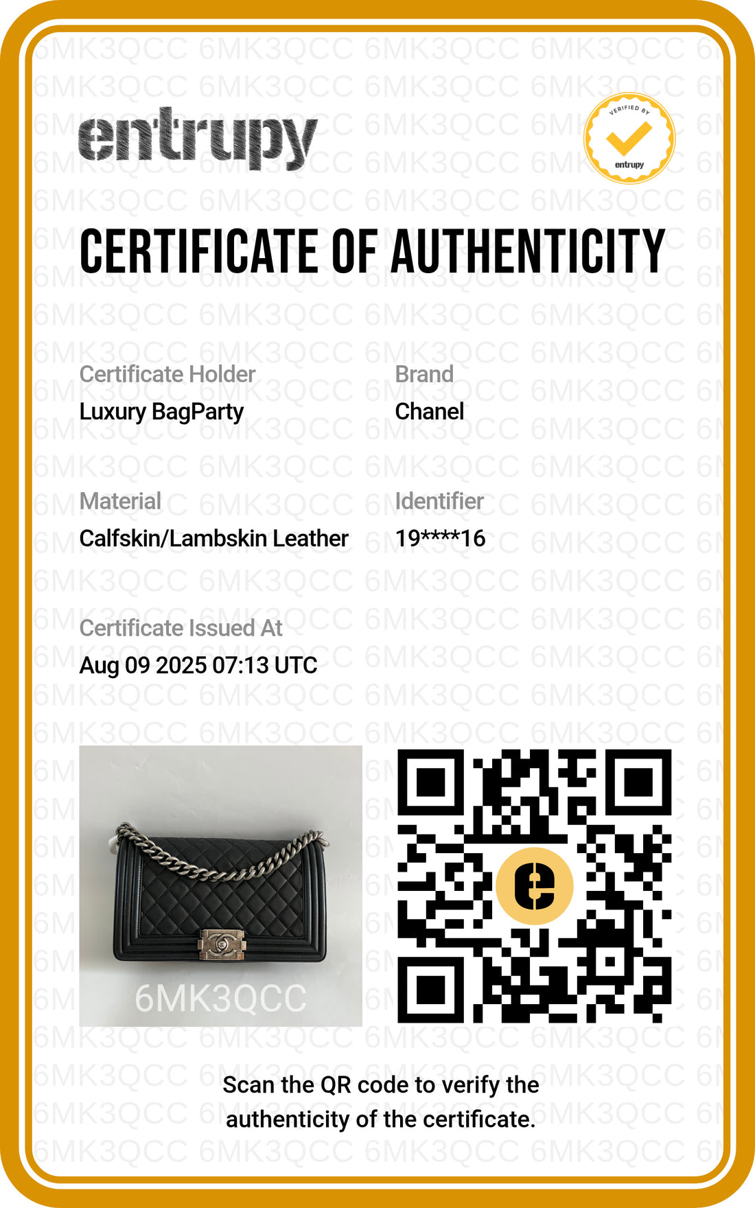 Chanel Quilted Medium Boy Black SHW (19***16)