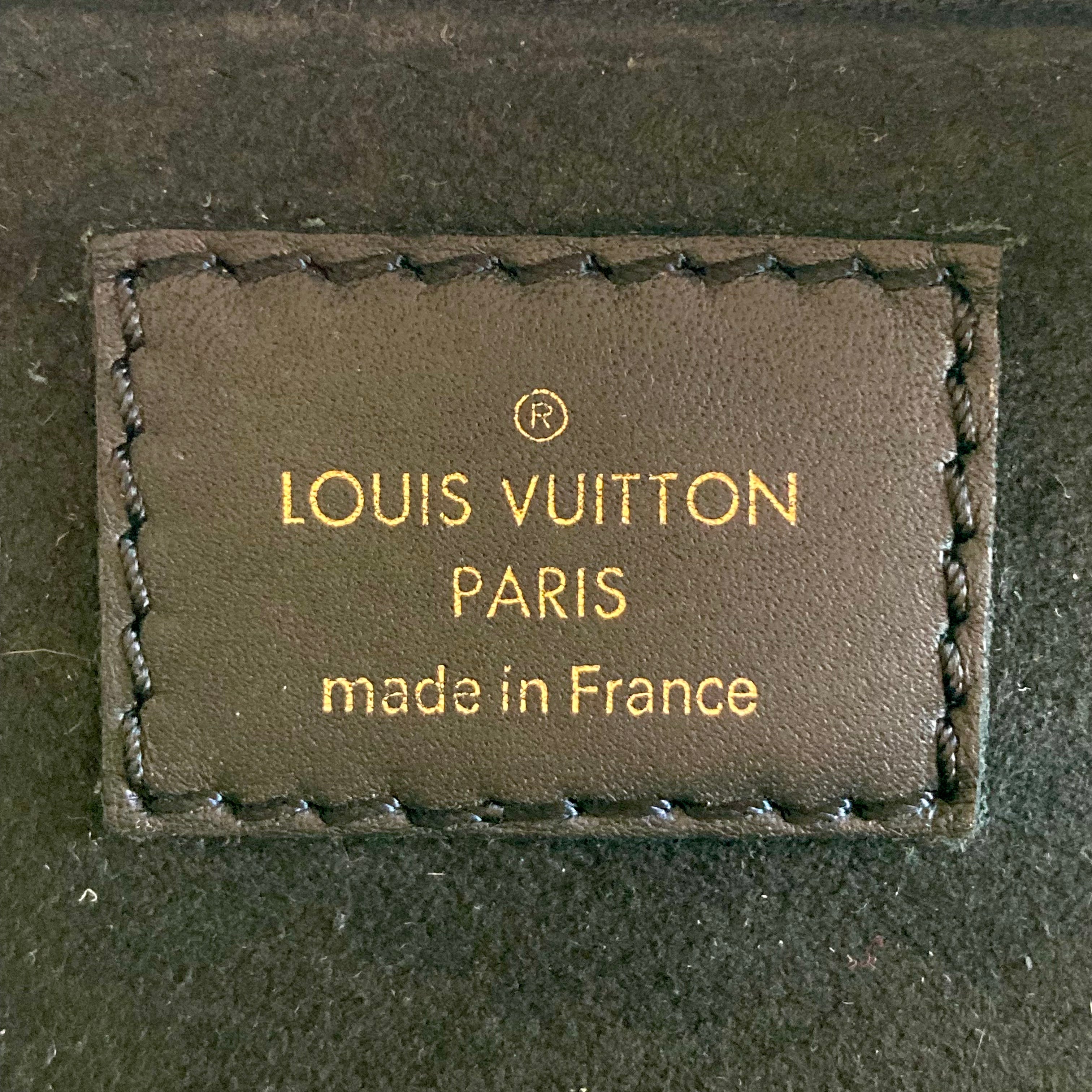 Louis Vuitton Petite Malle Souple Handbag Monogram Canvas