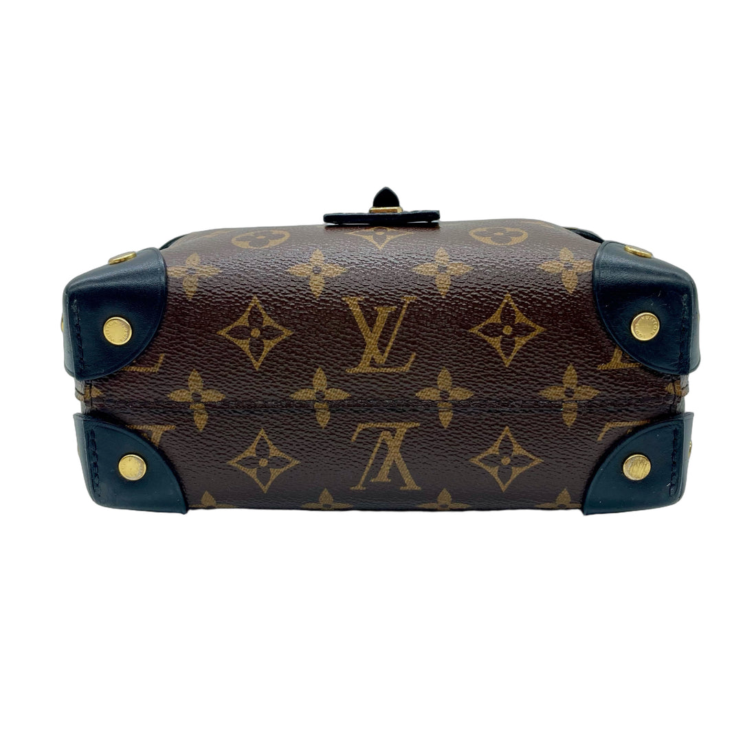 Louis Vuitton Petite Malle Souple Handbag Monogram Canvas
