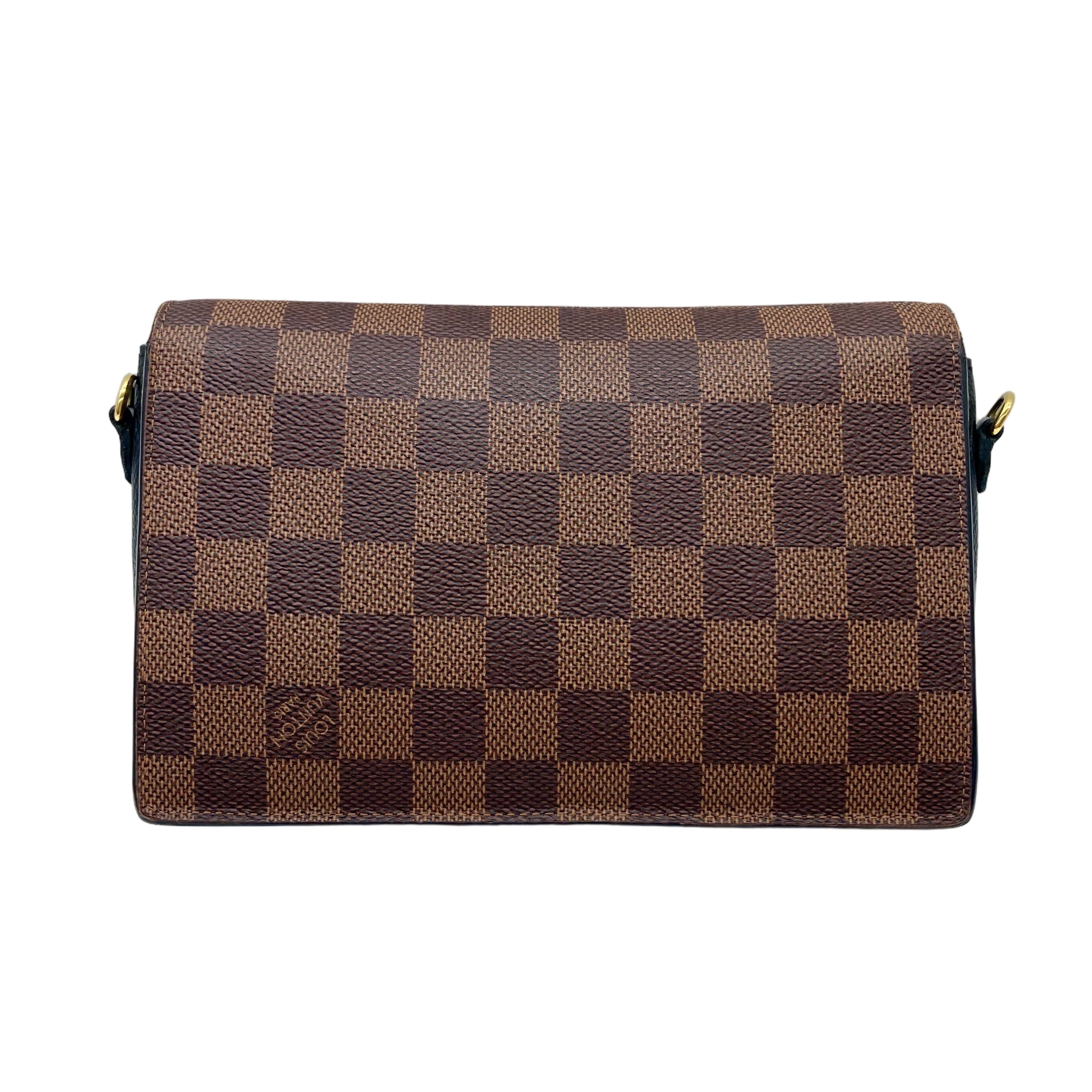 Louis Vuitton Damier Ebene Vavin Wallet On Chain Black