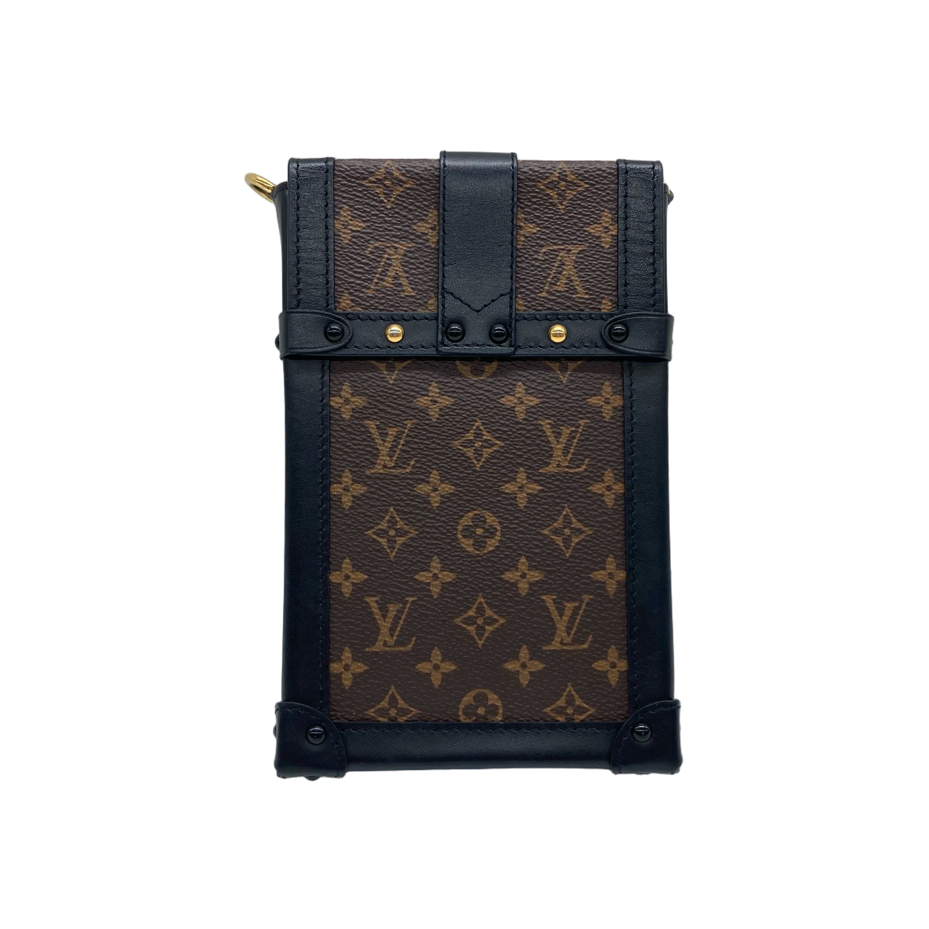 Louis Vuitton Vertical Trunk Pochette Monogram Canvas (FZ0240) LV914