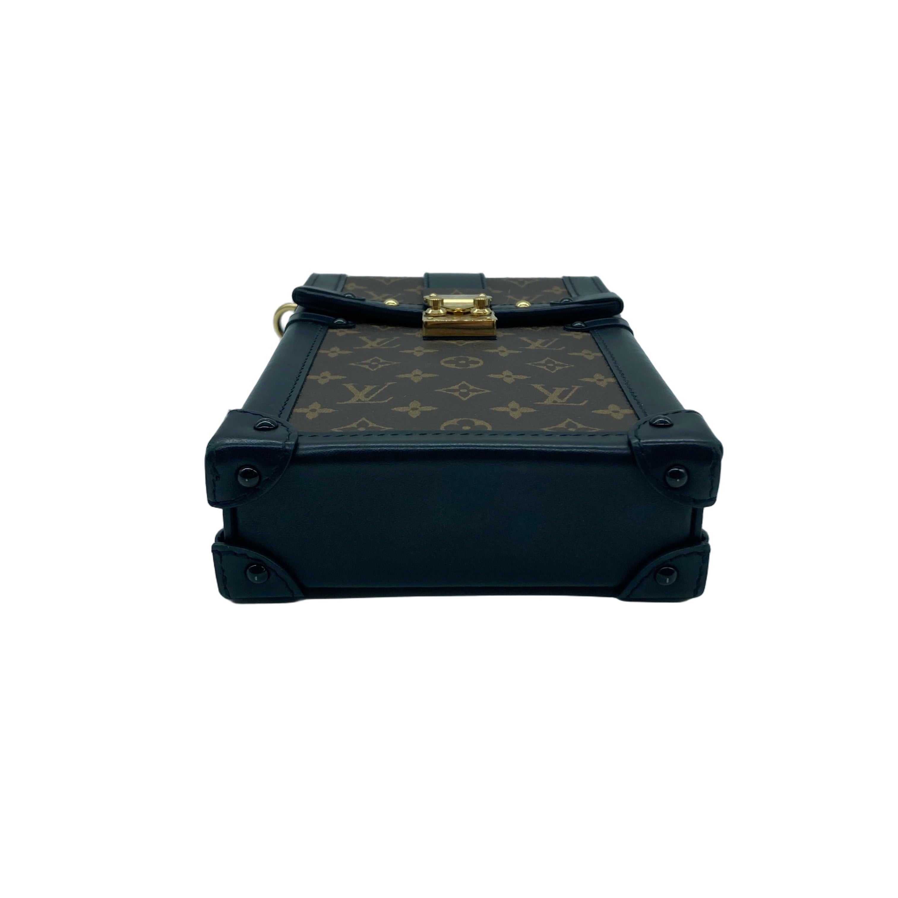 Louis Vuitton Vertical Trunk Pochette Monogram Canvas (FZ0240) LV914