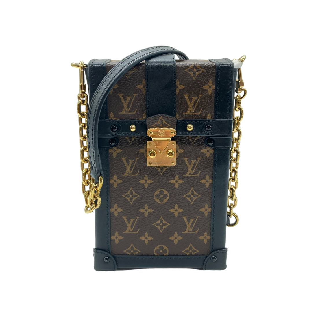 Louis Vuitton Vertical Trunk Pochette Monogram Canvas (FZ5210) LV958