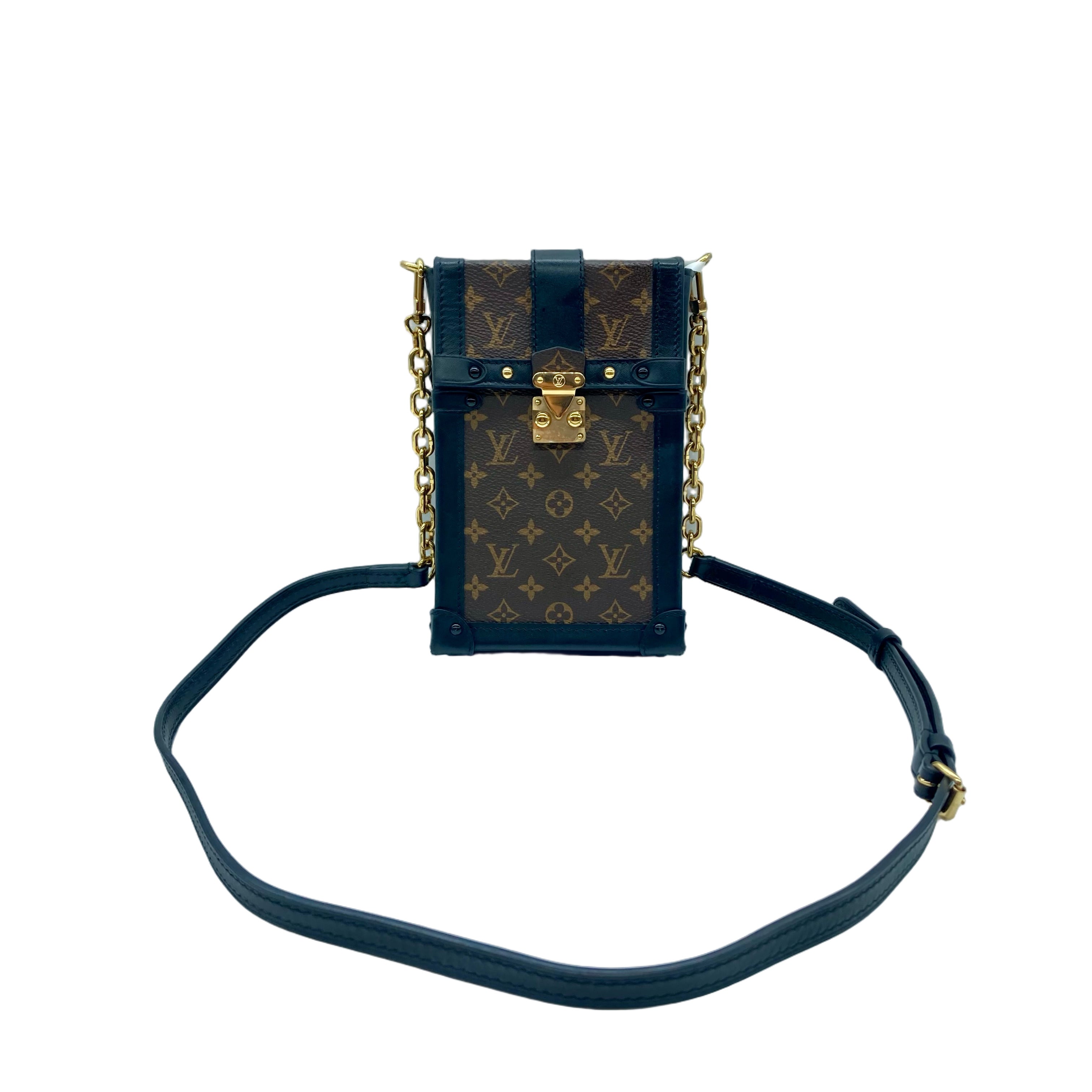 Louis Vuitton Vertical Trunk Pochette Monogram Canvas (FZ0240) LV914