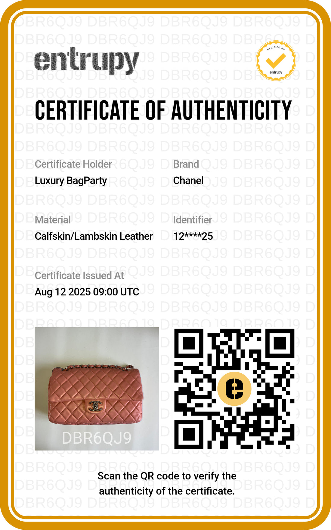 Chanel Lambskin Quilted Double Flap Small Pink (12***25)
