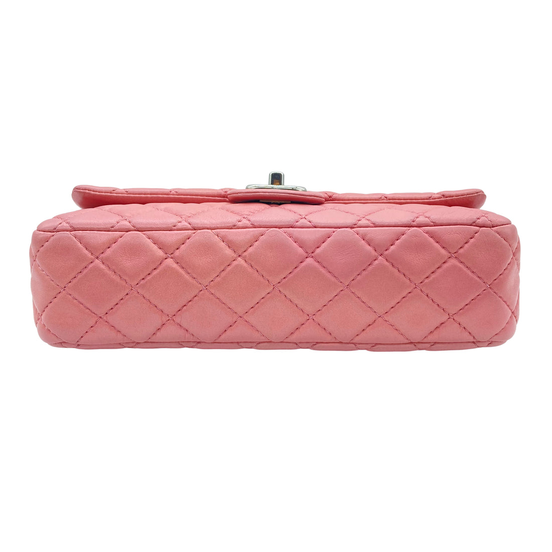 Chanel Lambskin Quilted Double Flap Small Pink (12***25)