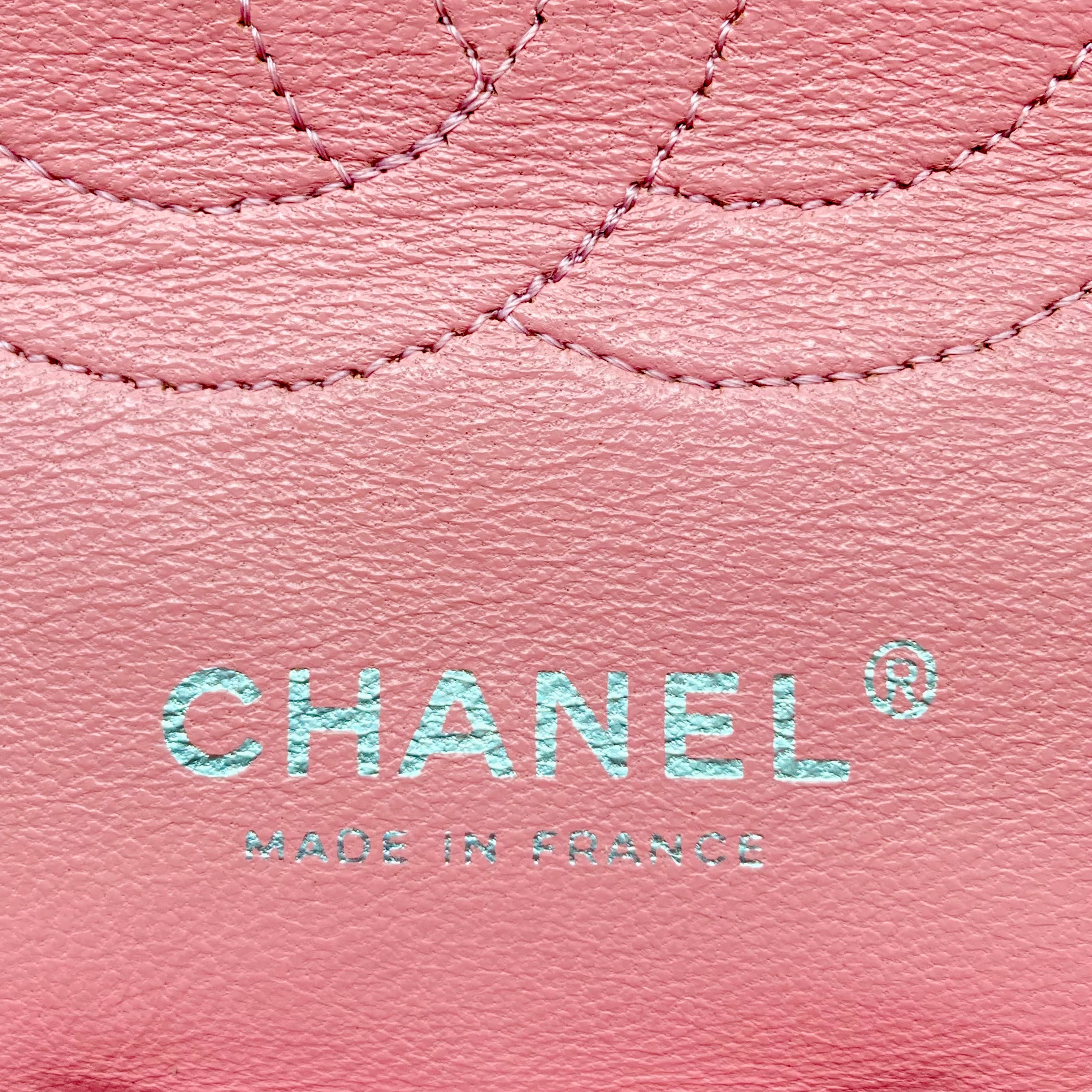 Chanel Lambskin Quilted Double Flap Small Pink (12***25)