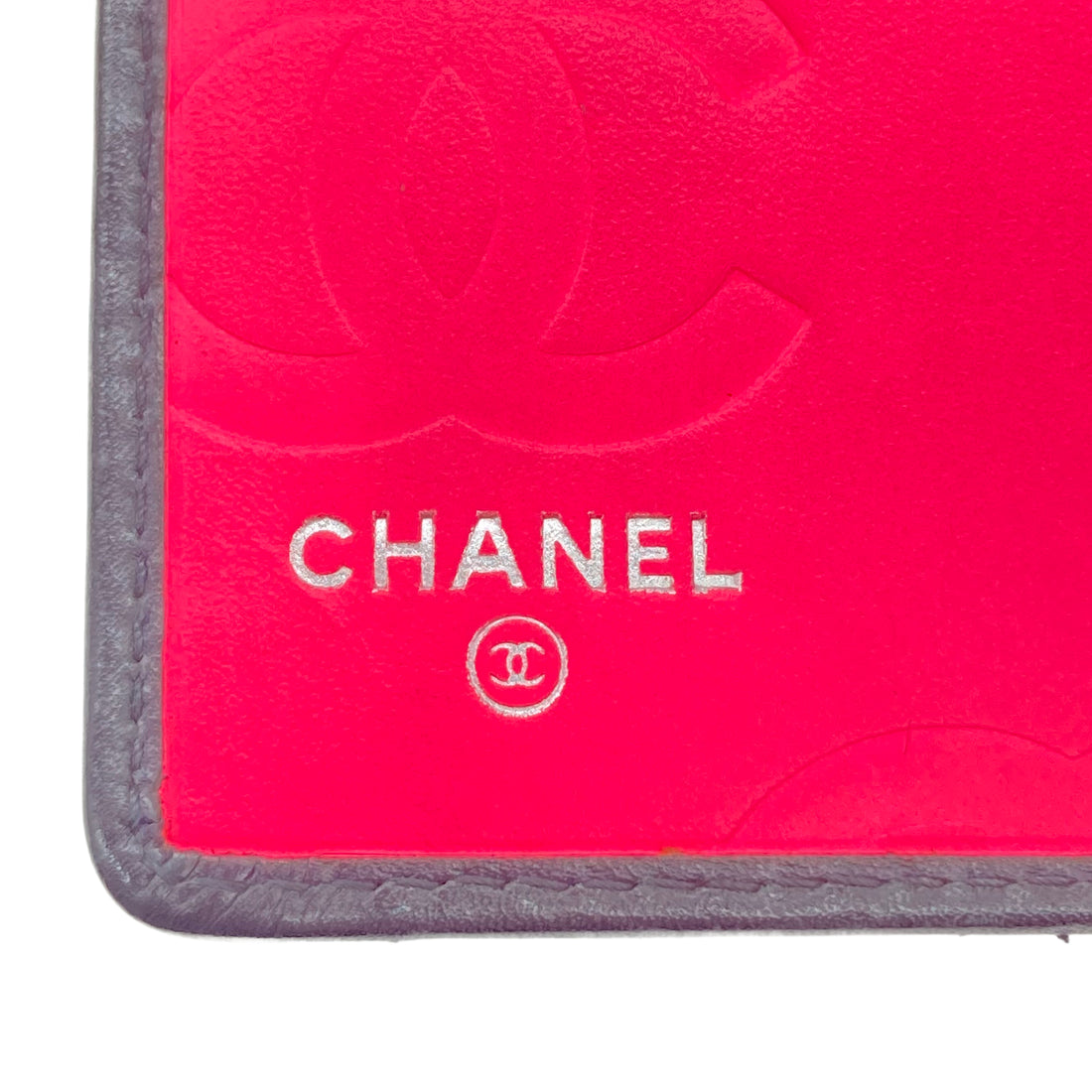 Chanel Cambon Wallet Black and Pink Interior CC405